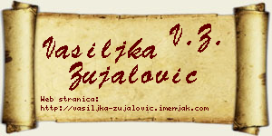 Vasiljka Zujalović vizit kartica